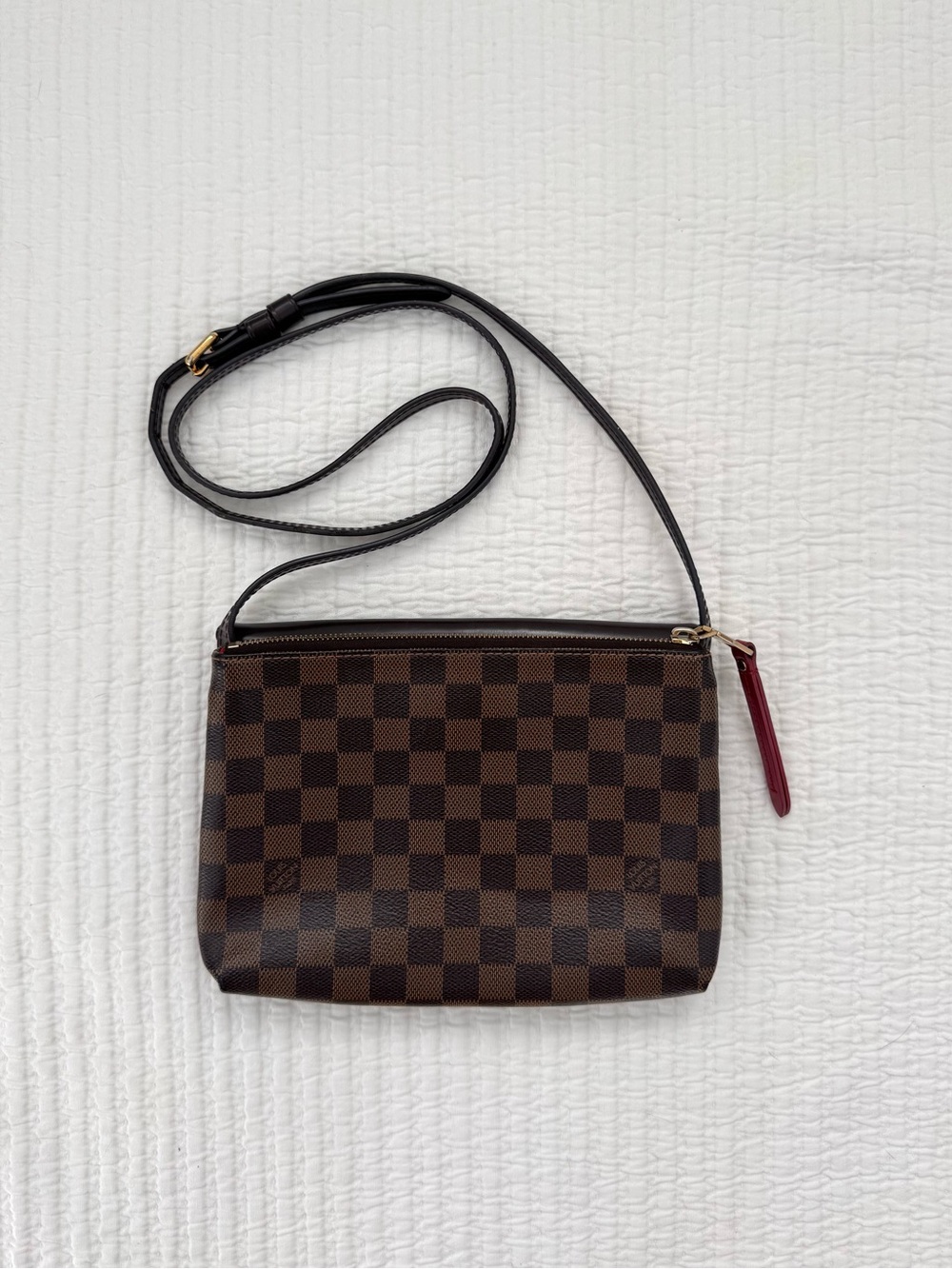 Louis Vuitton Damier Ebene Twice Twinset Crossbody - Picture 12 of 12